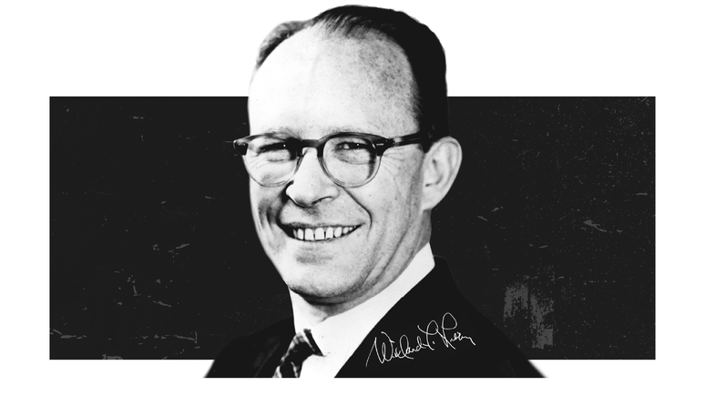 Willard Libby recebeu o Pr&ecirc;mio Nobel de Qu&iacute;mica em 1960
