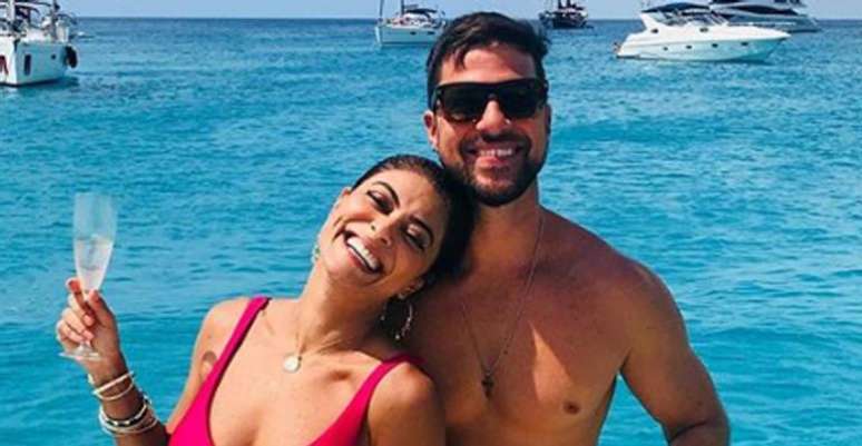 Juliana Paes e Carlos Eduardo Baptista -