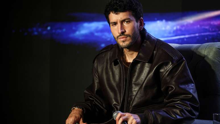 Sebastian Yatra no Festival Vi&ntilde;a del Mar 2025 - Lucas Aguayo/Getty Images