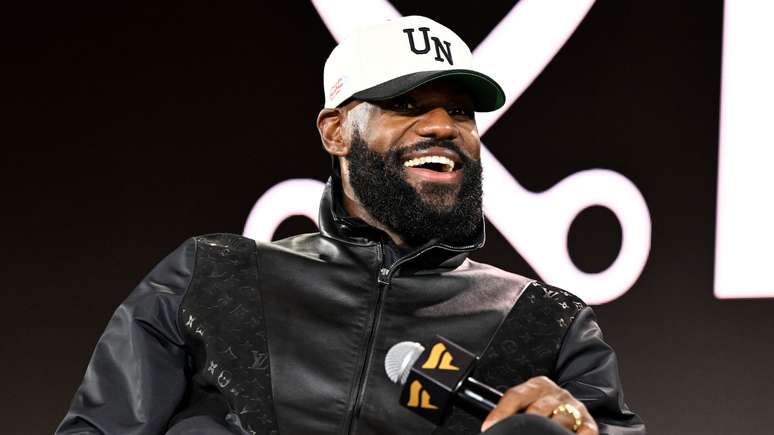 Lebron James no Fanatics Fest NYC 2025 - Slaven Vlasic/Getty Images