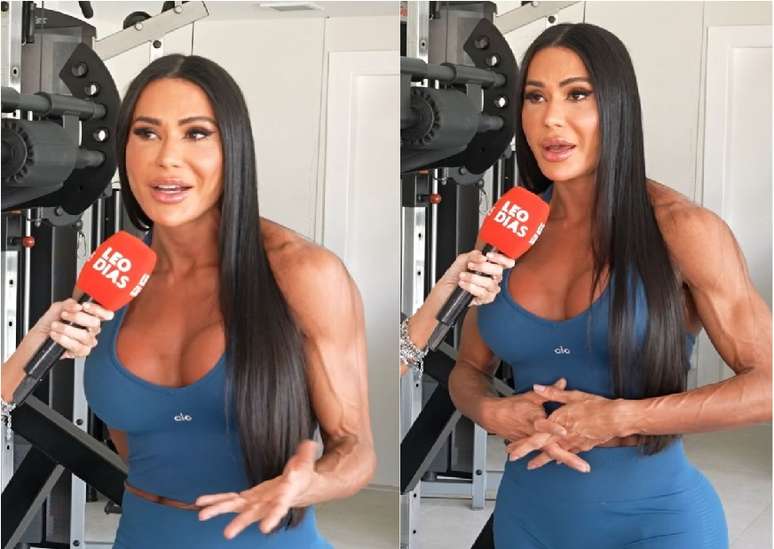 Gracyanne Barbosa comenta comparações com atual namorada de Belo