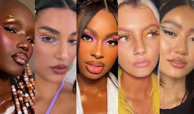 The Town Makeup: 30 Take inspiring photos to enjoy the Festival; Learn in a few minutes a simple step by step for rock! The Town Makeup: 30 Take inspiring photos to enjoy the Festival; Learn in a few minutes a simple step by step for rock!