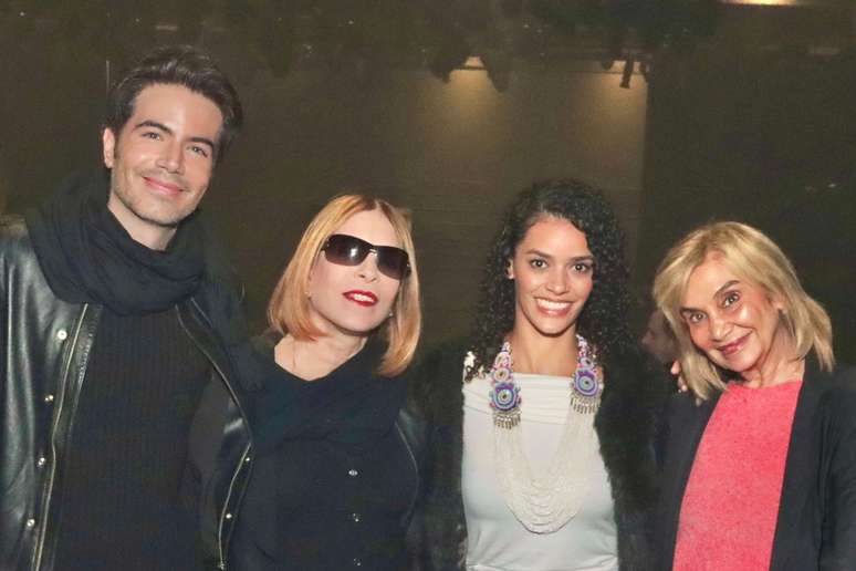 Luiz Fernando Coutinho, Li&egrave;ge Monteiro, Naia Rosa e Evelyn Baruque -