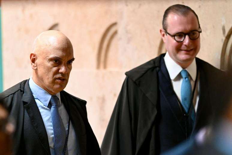 Alexandre de Moraes &eacute; relator de processo e Cristiano Zanin &eacute; presidente da Primeira Turma do STF