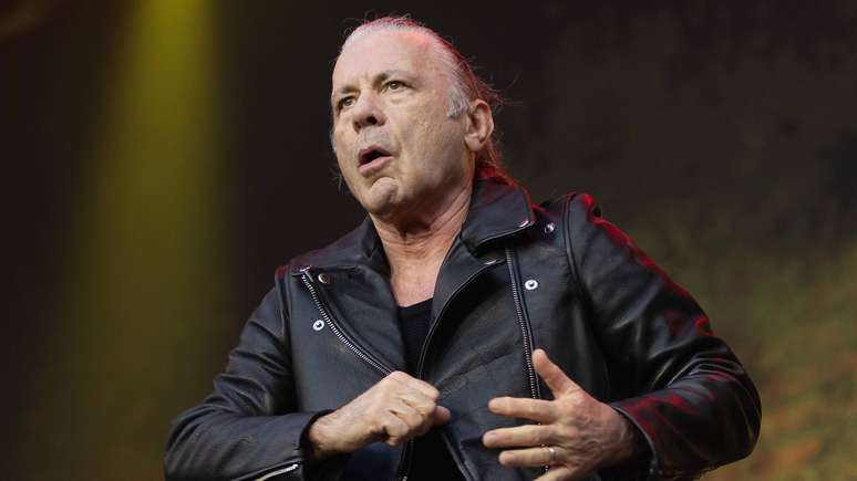Bruce Dickinson, vocalista do Iron Maiden, em 2025 -