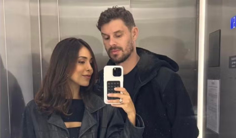 Bruninho do Vôlei aparece curtindo show em SP ao lado de especialista em finanças