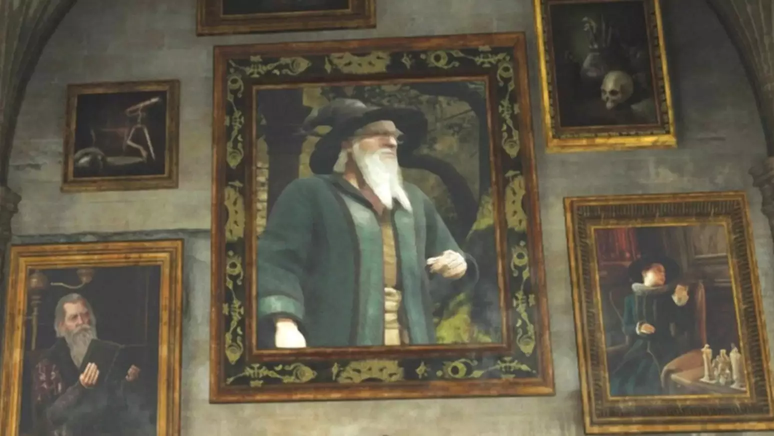 Game tem homenagem ao ator que interpretou Dumbledore
