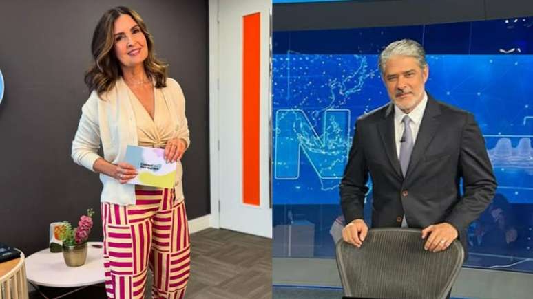 Fátima Bernardes manda recado para Bonner após anúncio de saída do JN