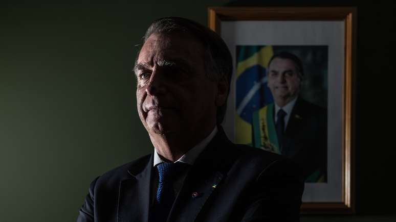 O ex-presidente Jair Bolsonaro -