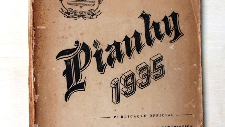 Publicação de 1935 e que Piauí grafava-se como "Piauhy"