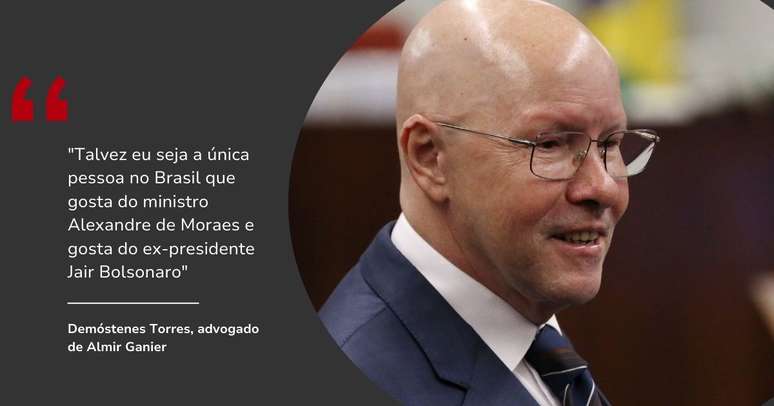 Demóstenes Torres, que defende Almir Garnier