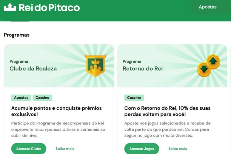 Plataforma conta com promo&ccedil;&otilde;es recorrentes