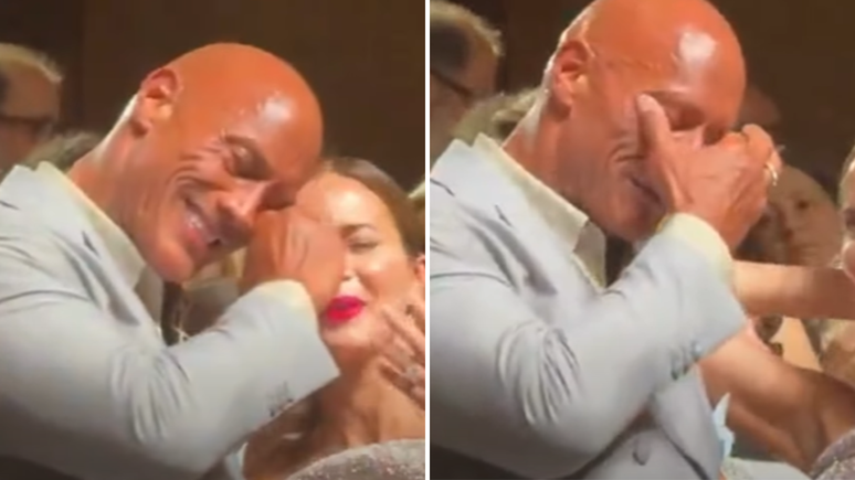 Dwayne Johnson fica emocionado após novo filme receber 15 minutos de aplausos no Festival de Cinema de Veneza