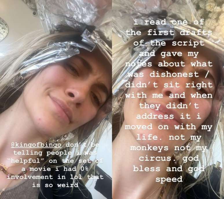 A modelo Paris Jackson, filha do cantor Michael Jackson, desmente seu envolvimento com a produ&ccedil;&atilde;o do longa 'Michael'