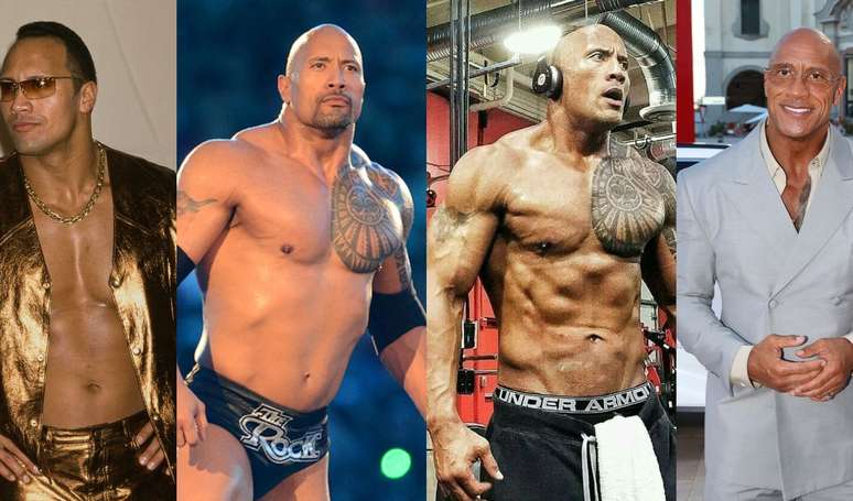 'The Rock' antes e depois: aos 53 anos, Dwayne Johnson choca com transformação radical após perder quase 30 kg; 25 fotos surpreendem.