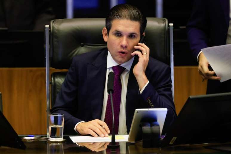 O presidente da Câmara dos Deputados, Hugo Motta (Republicanos-PB)