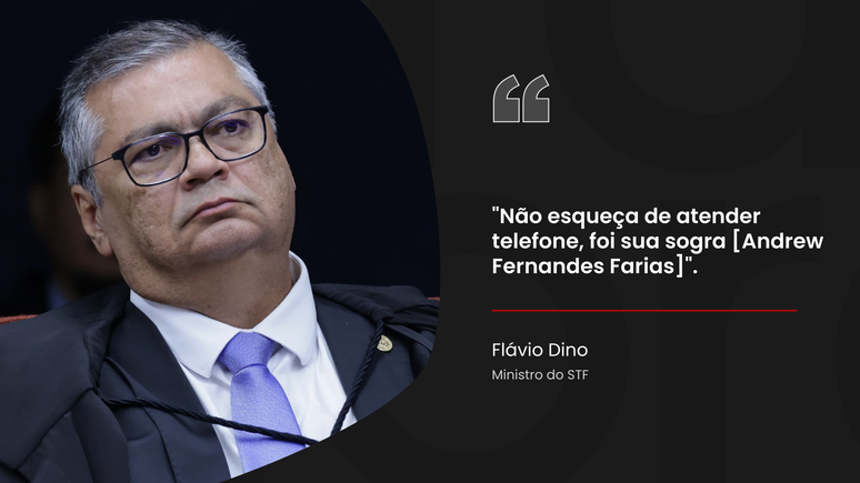 O celular de Andrew tocou e ele desligou rapidamente, pedindo desculpa. Isso foi j&aacute; no fim da sustenta&ccedil;&atilde;o oral