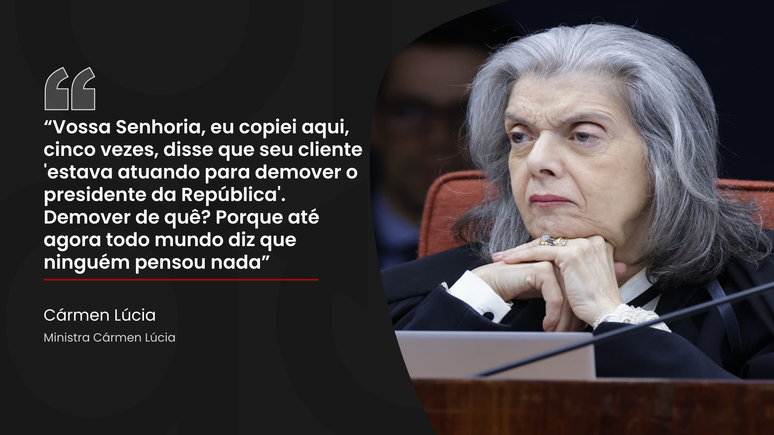 A ministra quis refor&ccedil;ar seu entedimento sobre o que foi dito pelo advogado Andrew Fernandes Farias, que ao defender o general Paulo S&eacute;rgio, acabou por implicar Bolsonaro. Ele afirmou que o general tentou "demover" o presidente de um golpe