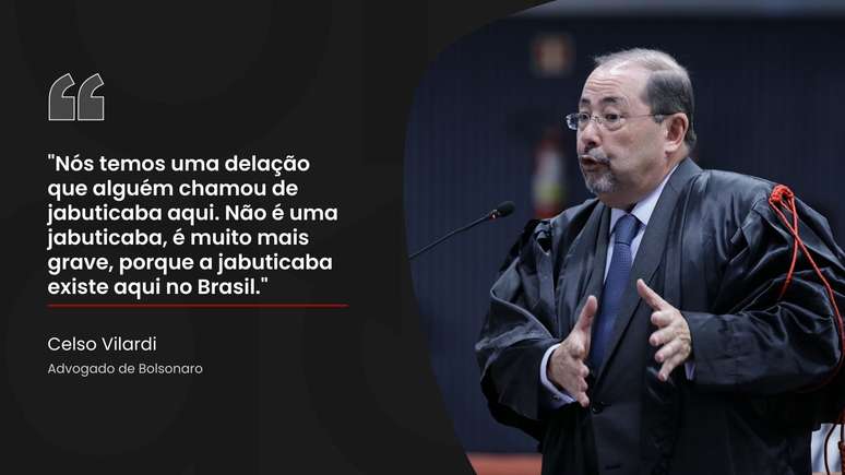 Advogado de Jair Bolsonaro, Celso Vilardi, no segundo dia de julgamento no Supremo Tribunal Federal (STF)