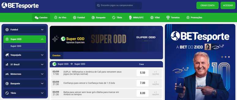 Plataforma conta com diversas promo&ccedil;&otilde;es