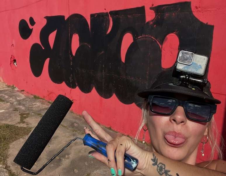 Calor, que deixa suas letras e imagens pelas ruas da cidade desde 2012, está feliz por artistas "realmente da quebrada" no The Town.