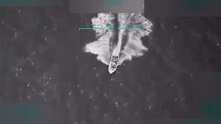 Ataque divulgado por Trump a barca venezuelano