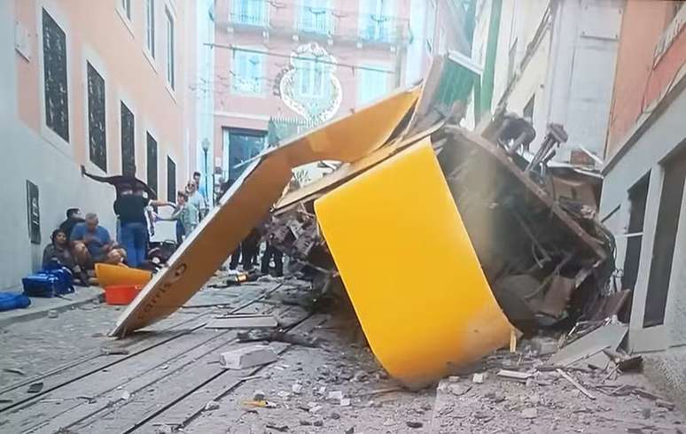 Decentillas of the Gloria elevator in Lisbon, kills a person and leaves at least 20 injured