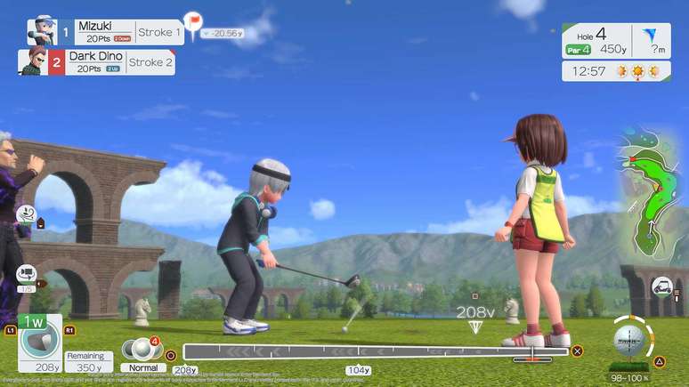 Passamos por vários campos com visuais bem únicos