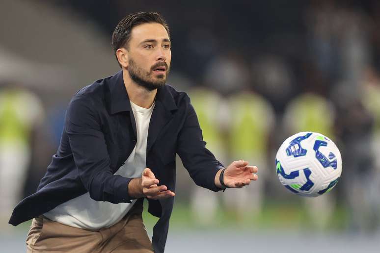 Davide Ancelotti durante o empate do Botafogo 