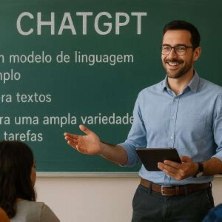 Professor em sala de aula