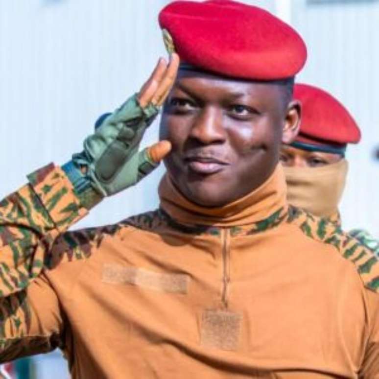 Presidente de Burkina Faso Capitaine Ibrahim