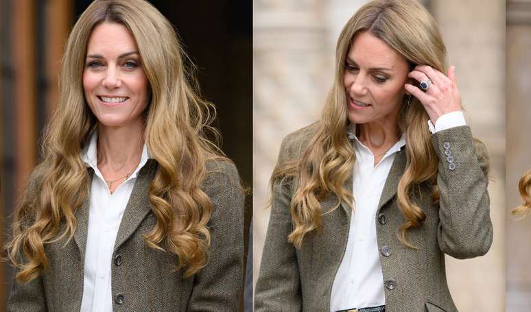 Kate Middleton Blonde what never! Of all the corners, see photos of the hair illuminated by Princess of Wales and its perfect wavies