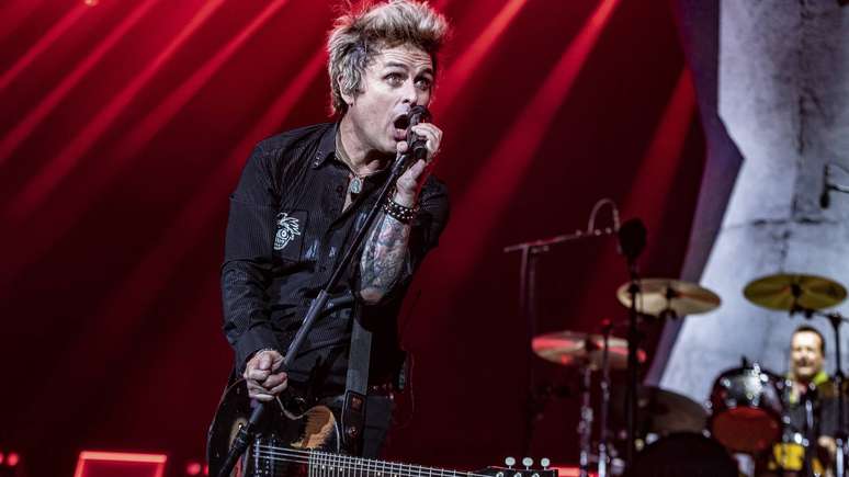 Billie Joe Armstrong, do Green Day, atra&ccedil;&atilde;o do The Town 2025 -