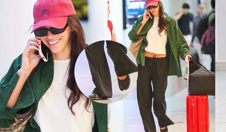 ‘Cow’s Paw’: Bruna Marquezine Aerolook with sneakers who divides viral fingers and reproaches shoes. Look at the photos!