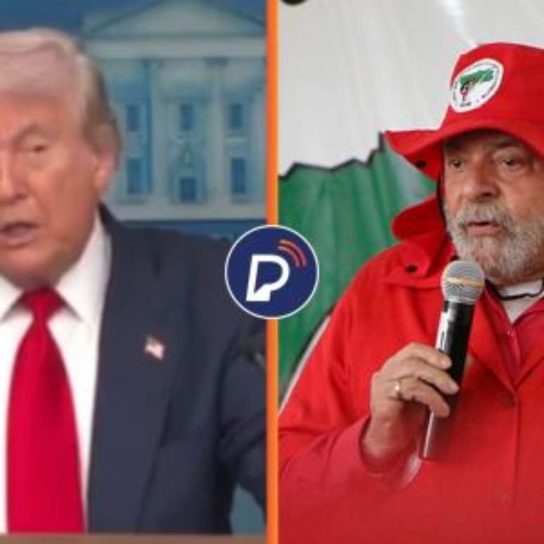 Donald Trump e Lula.