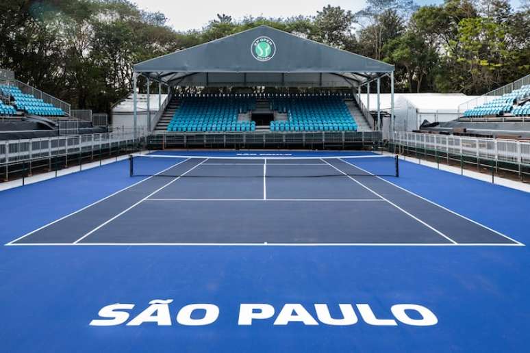 Quadra do SP Open no Parque Villa Lobos: mais de 20 marcas estão apoiando o torneio