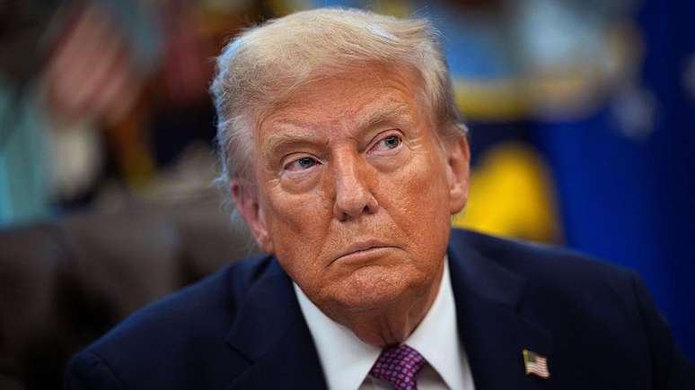 Donald Trump durante coletiva de imprensa na última quinta-feira (5/9)