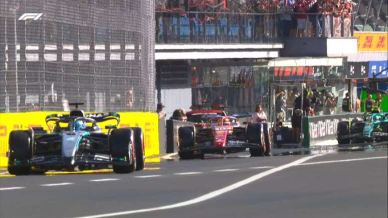 George Russell e Charles Leclerc v&atilde;o para a disputa da Pole na It&aacute;lia 