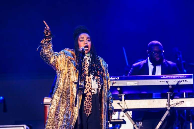 Lauryn Hill durante show no The Town em 2025