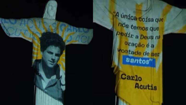 Christ the Redeemer pays homage to Carlo Acutis: “Between codes and computer, he chose the essential elements”