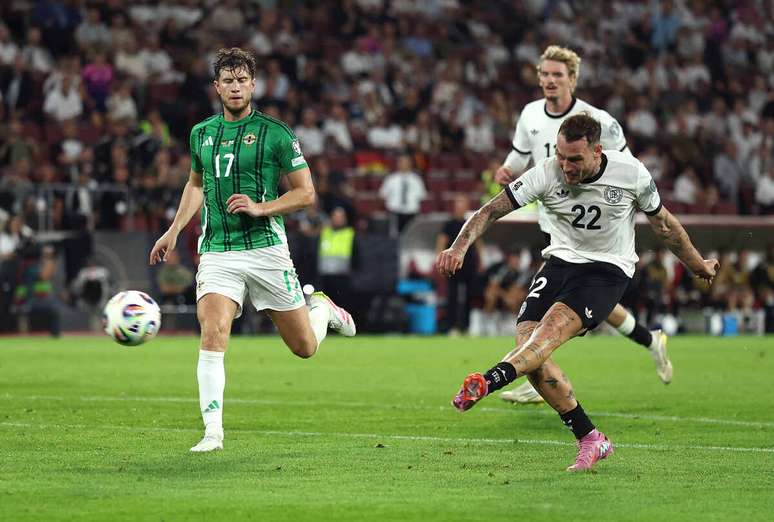 Raum finaliza em jogo da Alemanha contra a Irlanda do Norte &ndash;