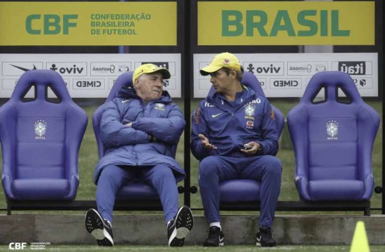 Treino da Seleção Brasileira na tarde deste domingo –