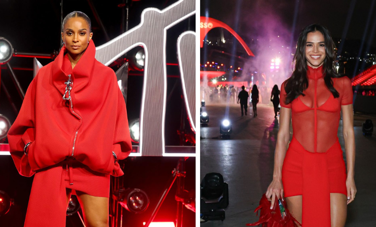 Ciara and Bruna Marquezine (Photo: Reproduction/Instagram/Brazil News) Ciara and Bruna Marquezine (Photo: Reproduction/Instagram/Brazil News)