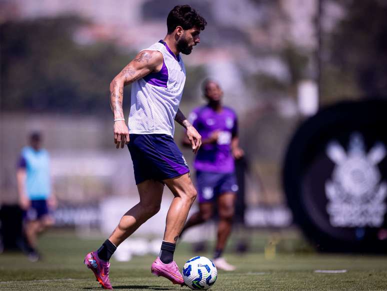 Yuri Alberto treina forte para o confronto decisivo &ndash;