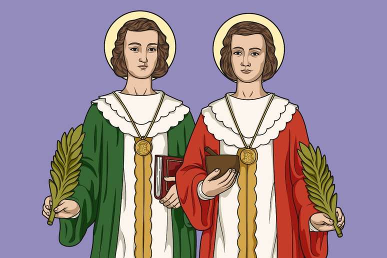 A novena de S&atilde;o Cosme e Dami&atilde;o clama pela intercess&atilde;o dos santos por uma pessoa necessitada 