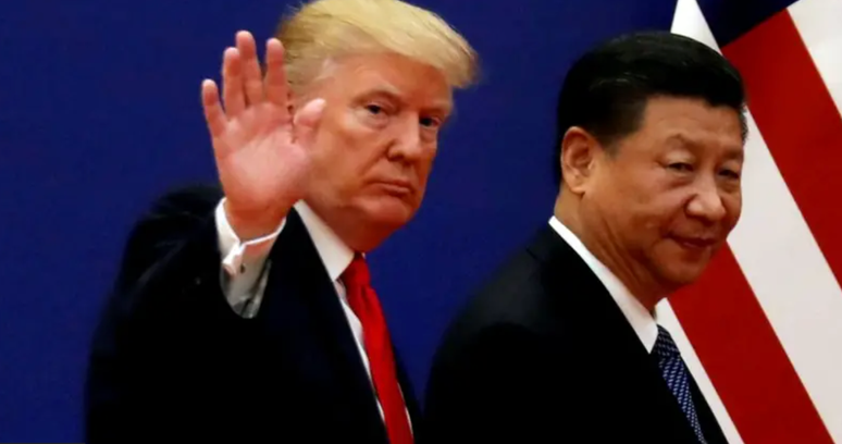 Encontro de Trump e Xi Jinping durante reuni&atilde;o do G20 em Osaka, no Jap&atilde;o, em 2019
