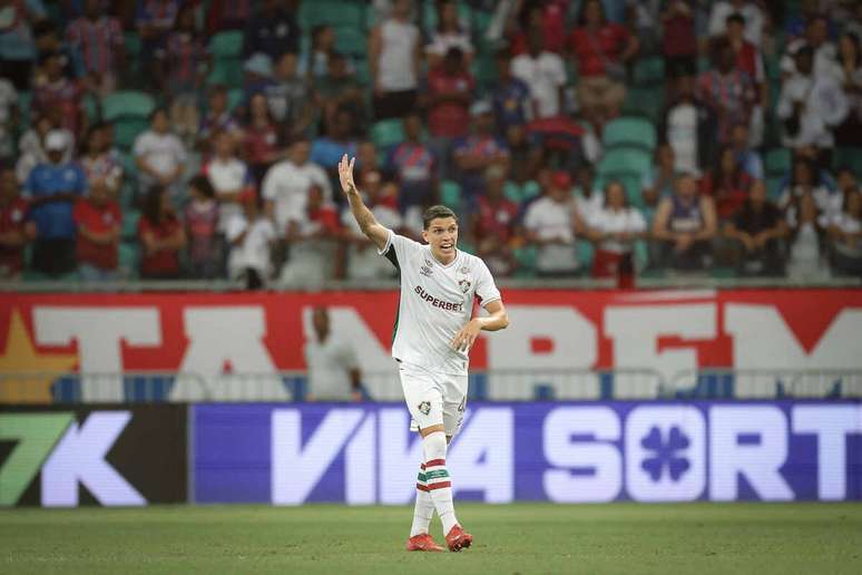 Davi Schuindt em ação pelo Fluminense –