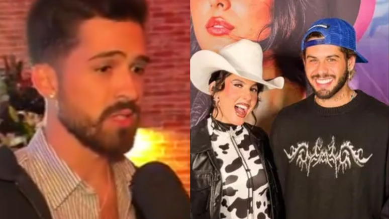 João Guilherme fala sobre romance de Zé Felipe e Ana Castela