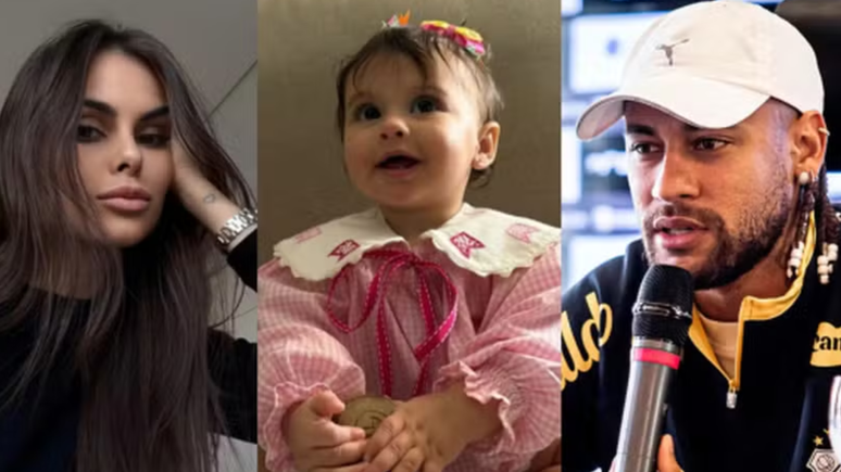Neymar exhibits his youngest daughter in the midst of the dispute between Amanda and Bianincardi Neymar exhibits his youngest daughter in the midst of the dispute between Amanda and Bianincardi