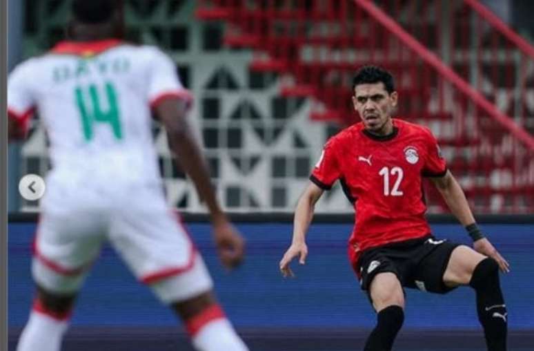 Marmoush, atacante&nbsp; do Manchester City, passa em branco. Mas o empate em 0 a 0 deixa o Egito pertinho da Copa-2026,&nbsp; Divulga&ccedil;&atilde;o/Egypt National Team